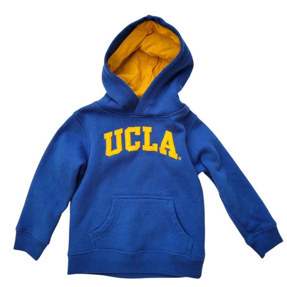UCLA Hoodie Kids Size Small (4) Blue & Yellow Pullover Sweatshirt‎